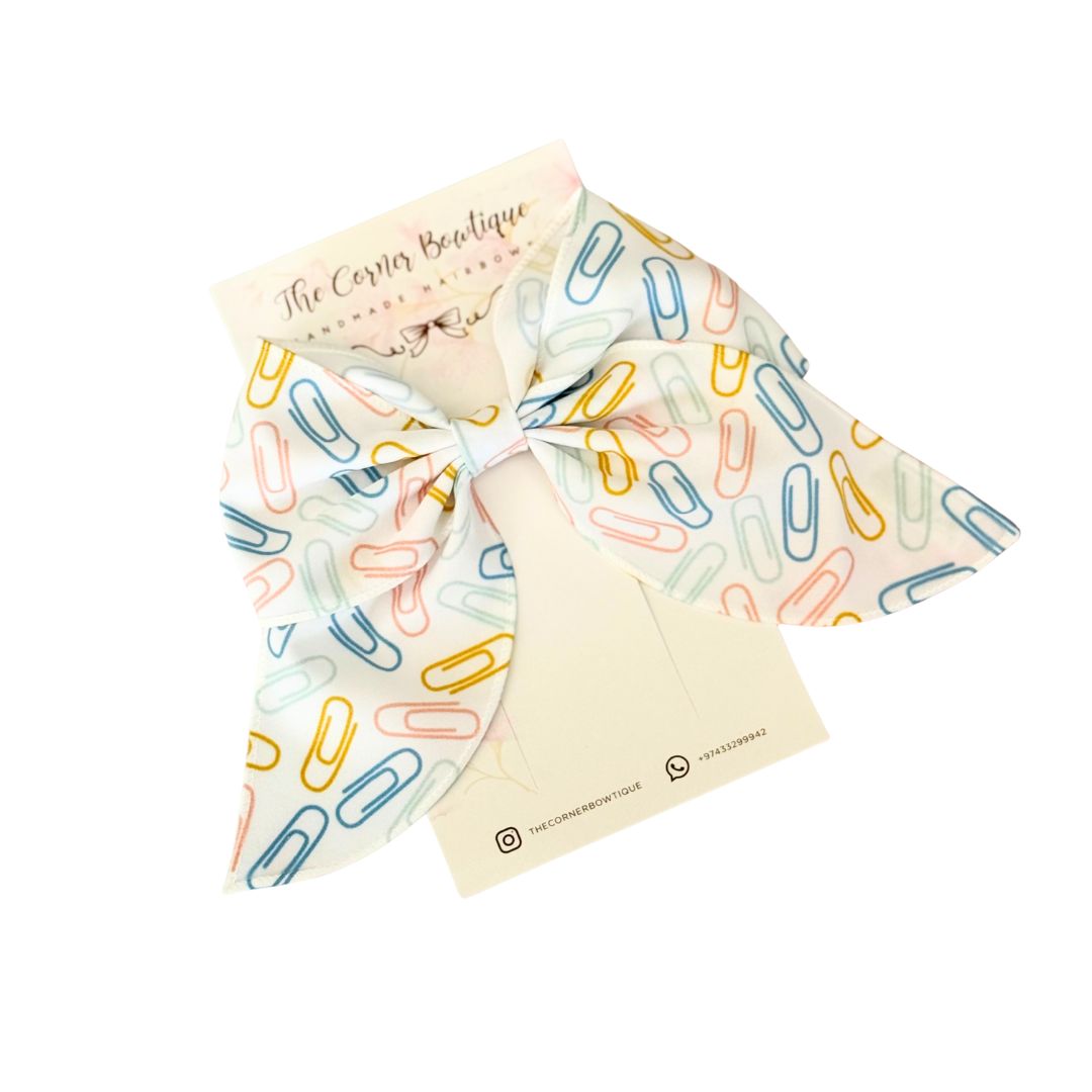 Paperclip Parade Bow