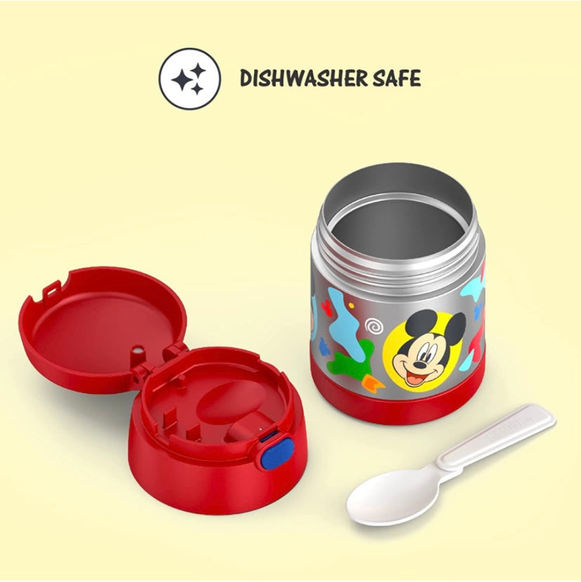 Thermos Food Jar with Spoon - Mickey Mouse