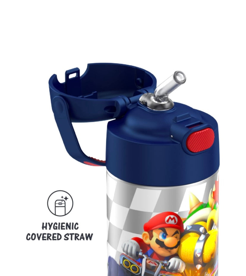 Thermos Water Bottle - Super Mario