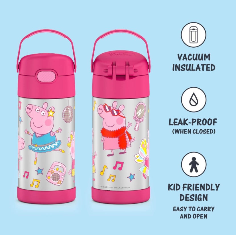 Thermos Water Bottle - Peppa Pig