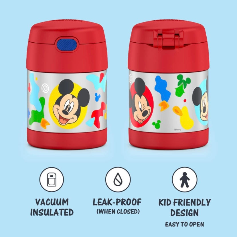 Thermos Food Jar with Spoon - Mickey Mouse