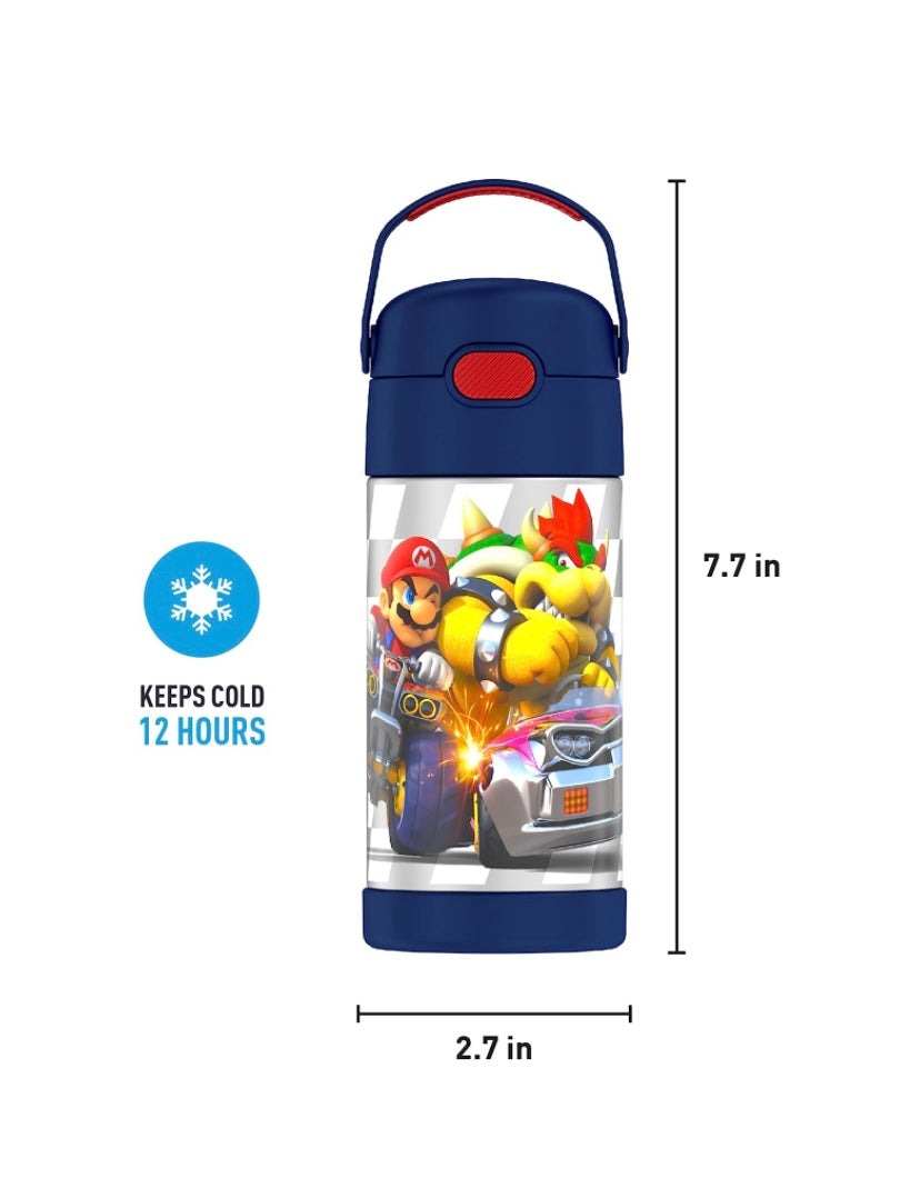 Thermos Water Bottle - Super Mario
