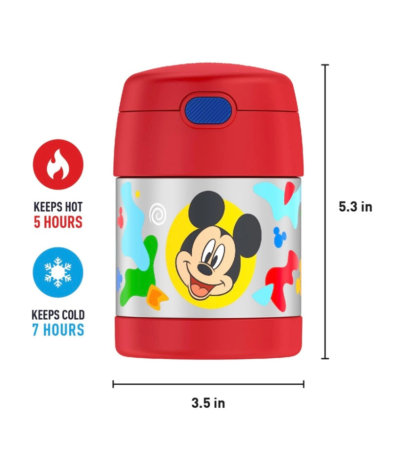 Thermos Food Jar with Spoon - Mickey Mouse