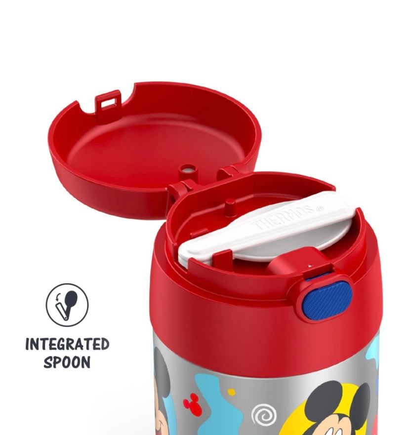Thermos Food Jar with Spoon - Mickey Mouse