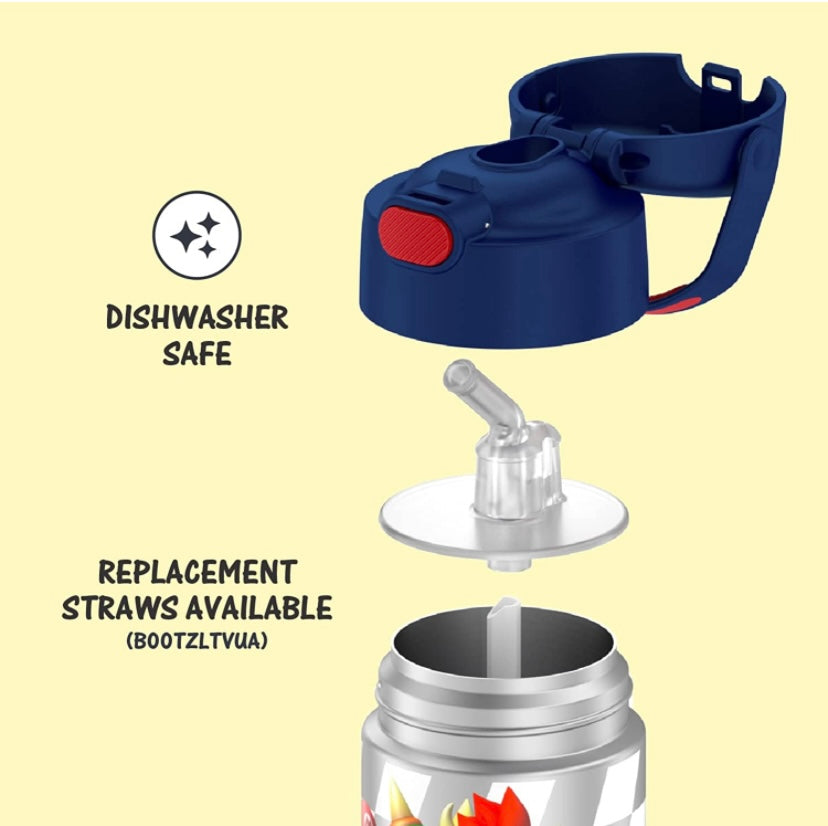 Thermos Water Bottle - Super Mario