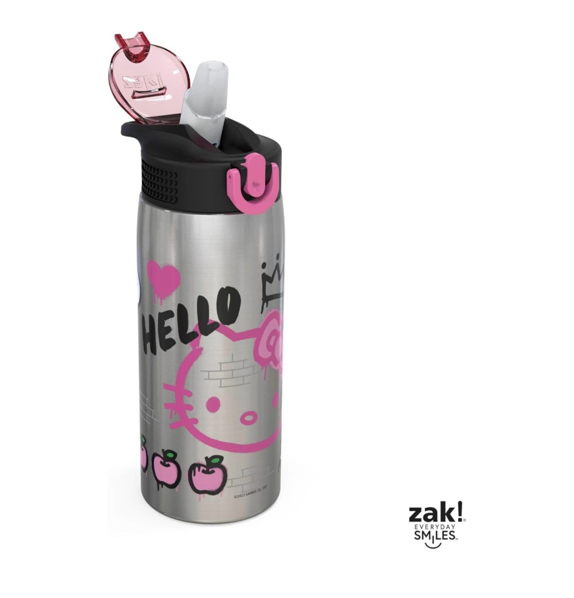 Zak Designs Water Bottle - Hello Kitty