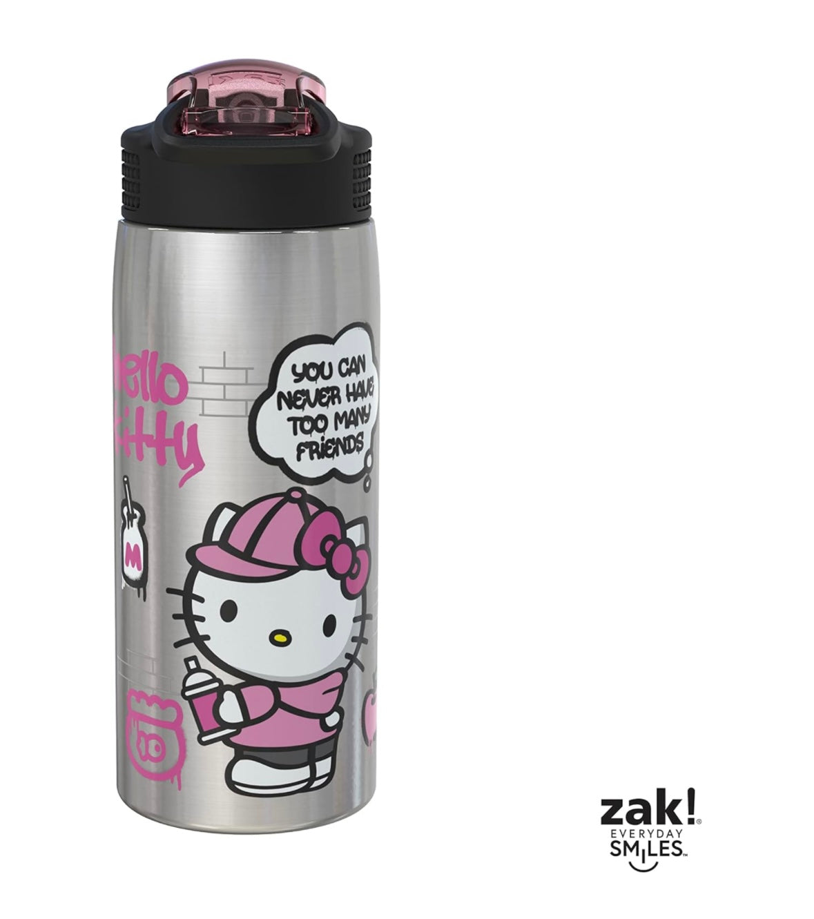 Zak Designs Water Bottle - Hello Kitty