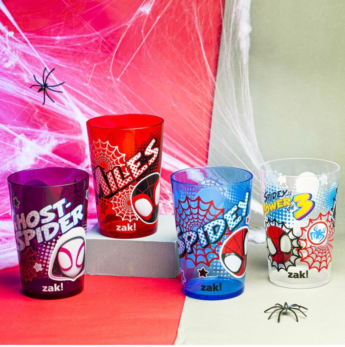 Zak Designs Tumbler Set - Spider-Man