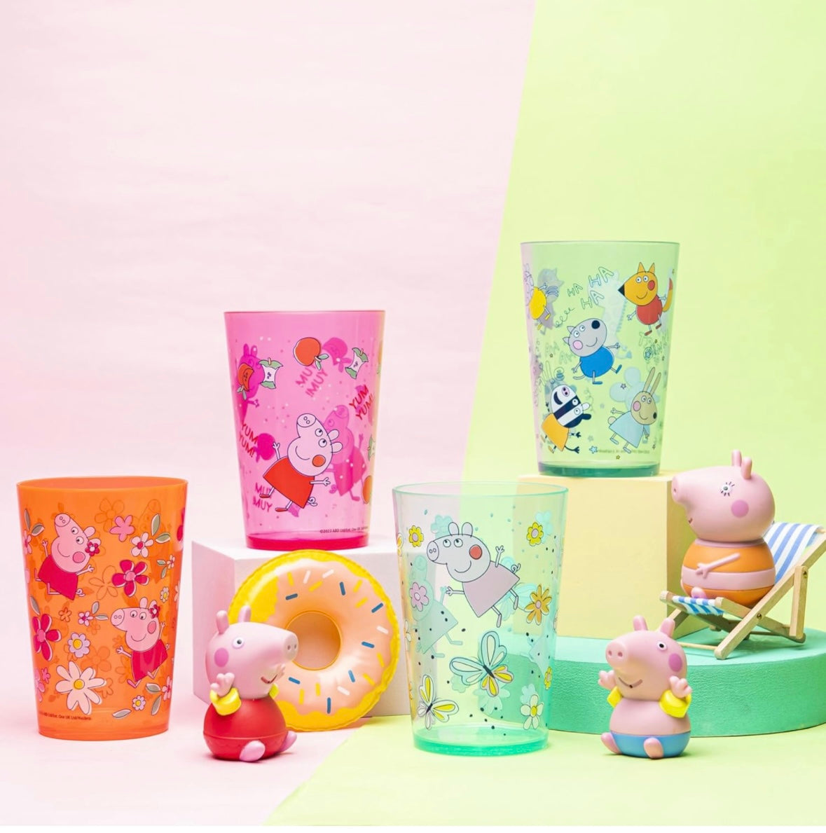 Zak Designs Tumbler Set - Peppa Pig