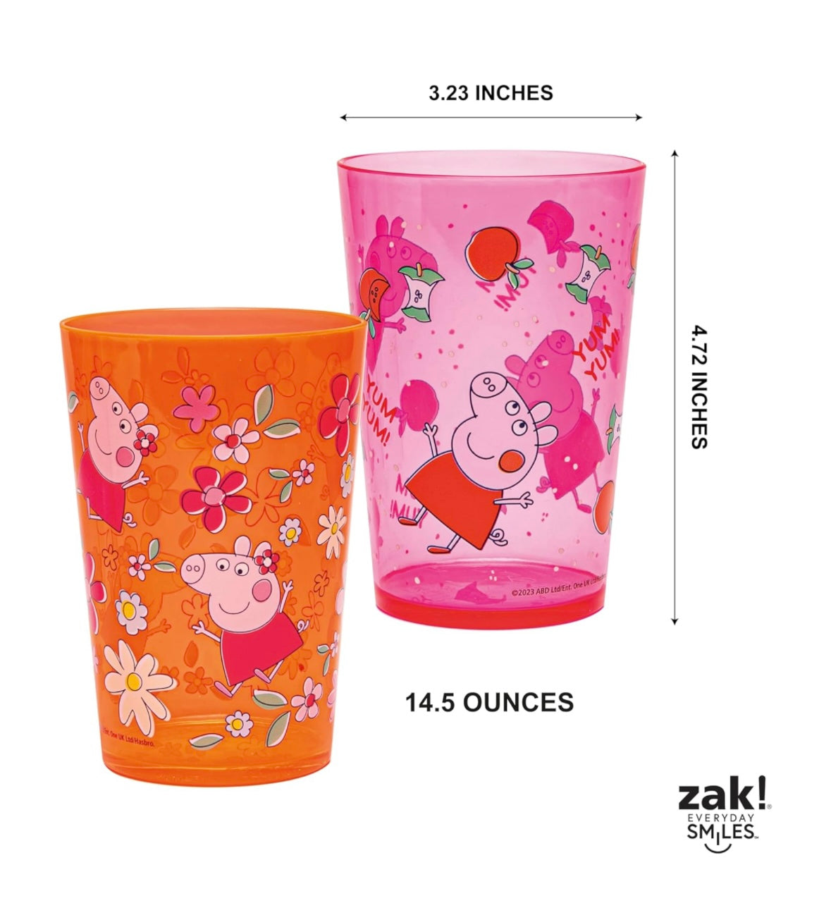 Zak Designs Tumbler Set - Peppa Pig
