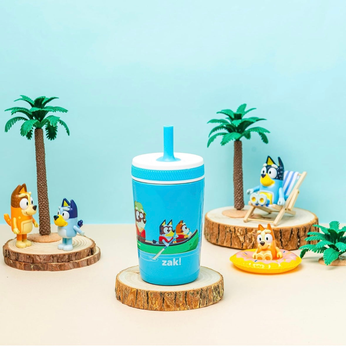 Zak Designs Straw Cup - Bluey