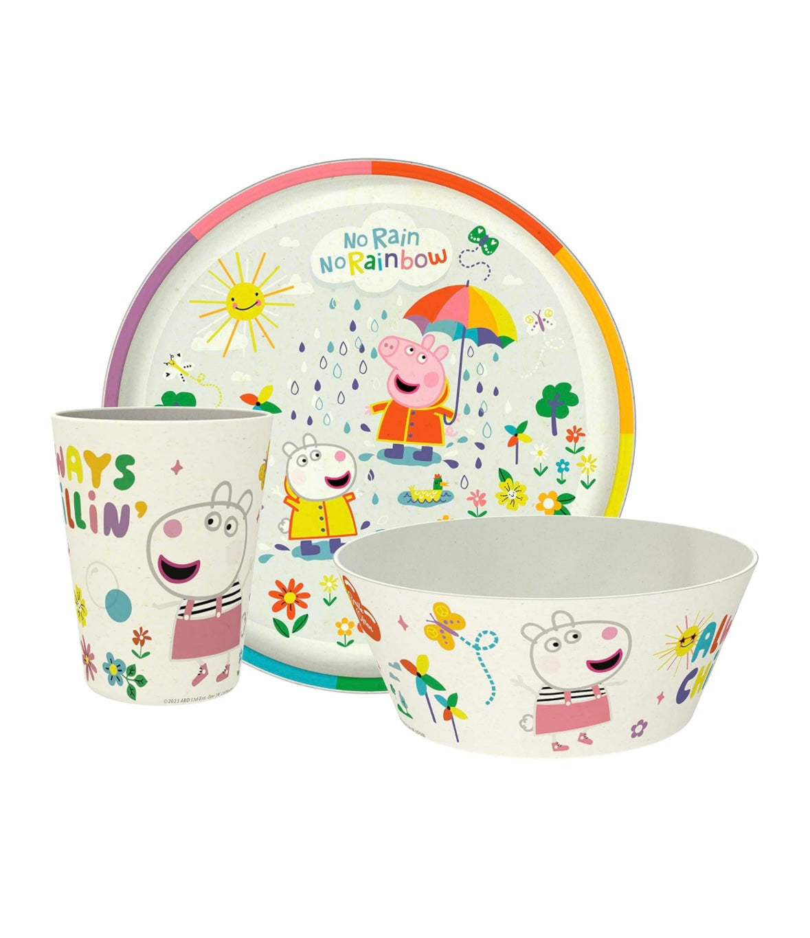 Zak Designs Kids Dinnerware - Peppa Pig