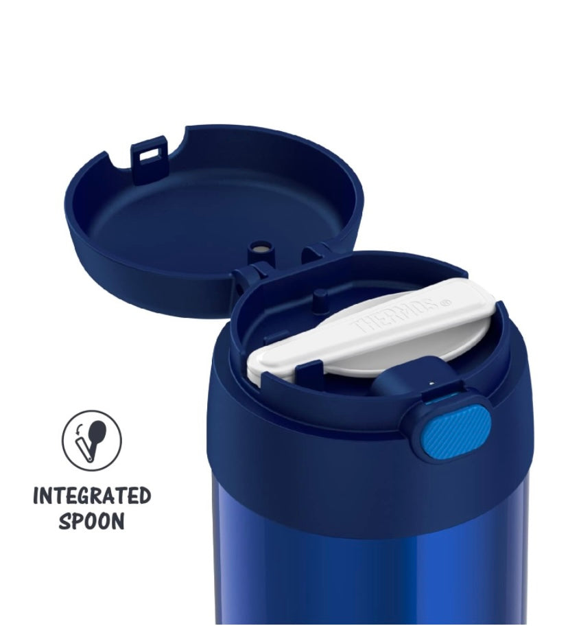 Thermos Food Jar with Spoon - Blue