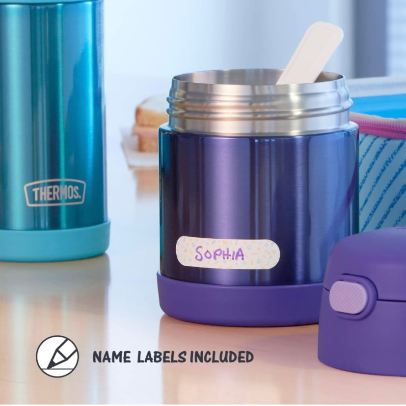 Thermos Food Jar with Spoon - Blue