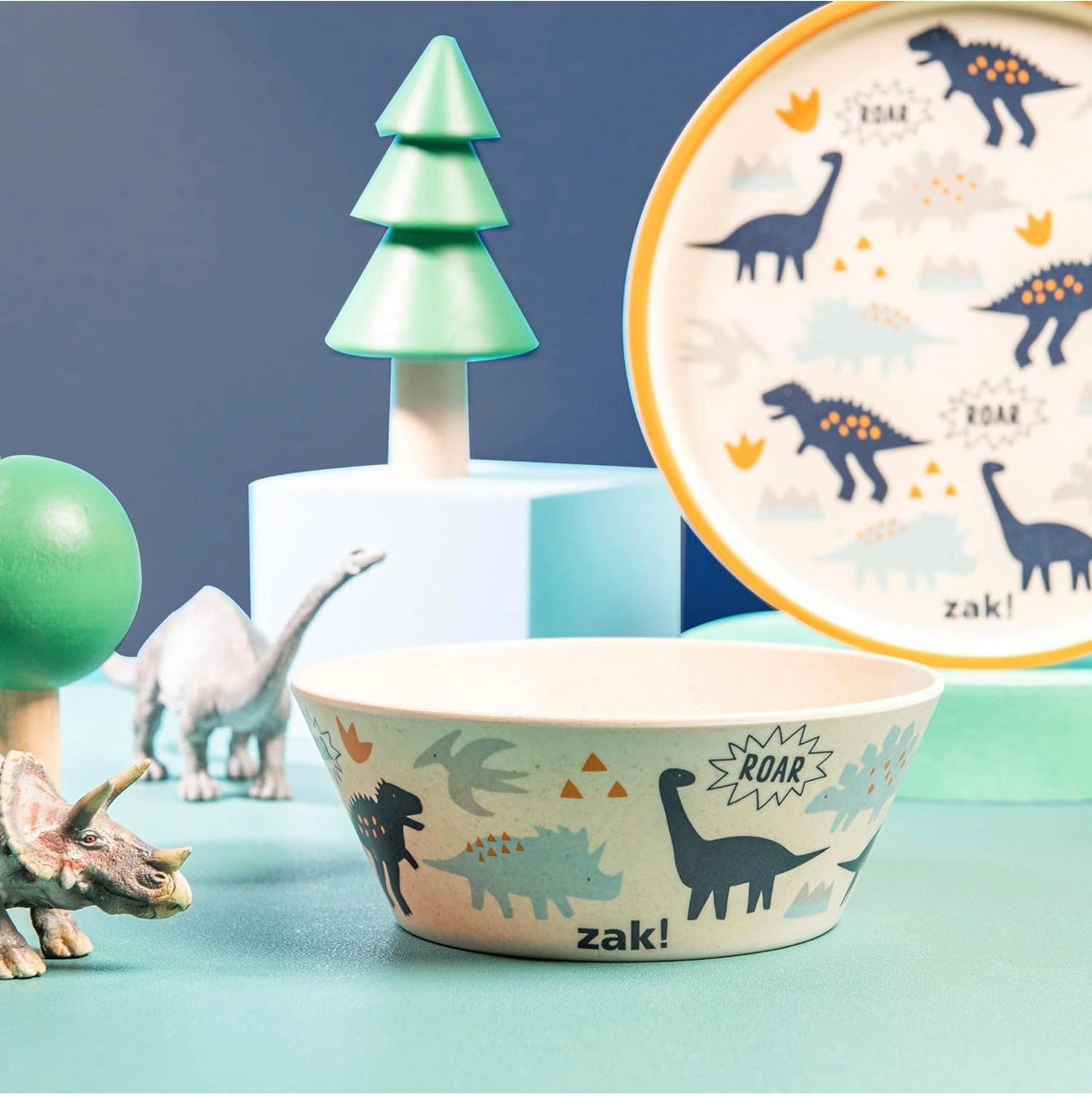 Zak Designs Kids Dinnerware - Zaksaurus