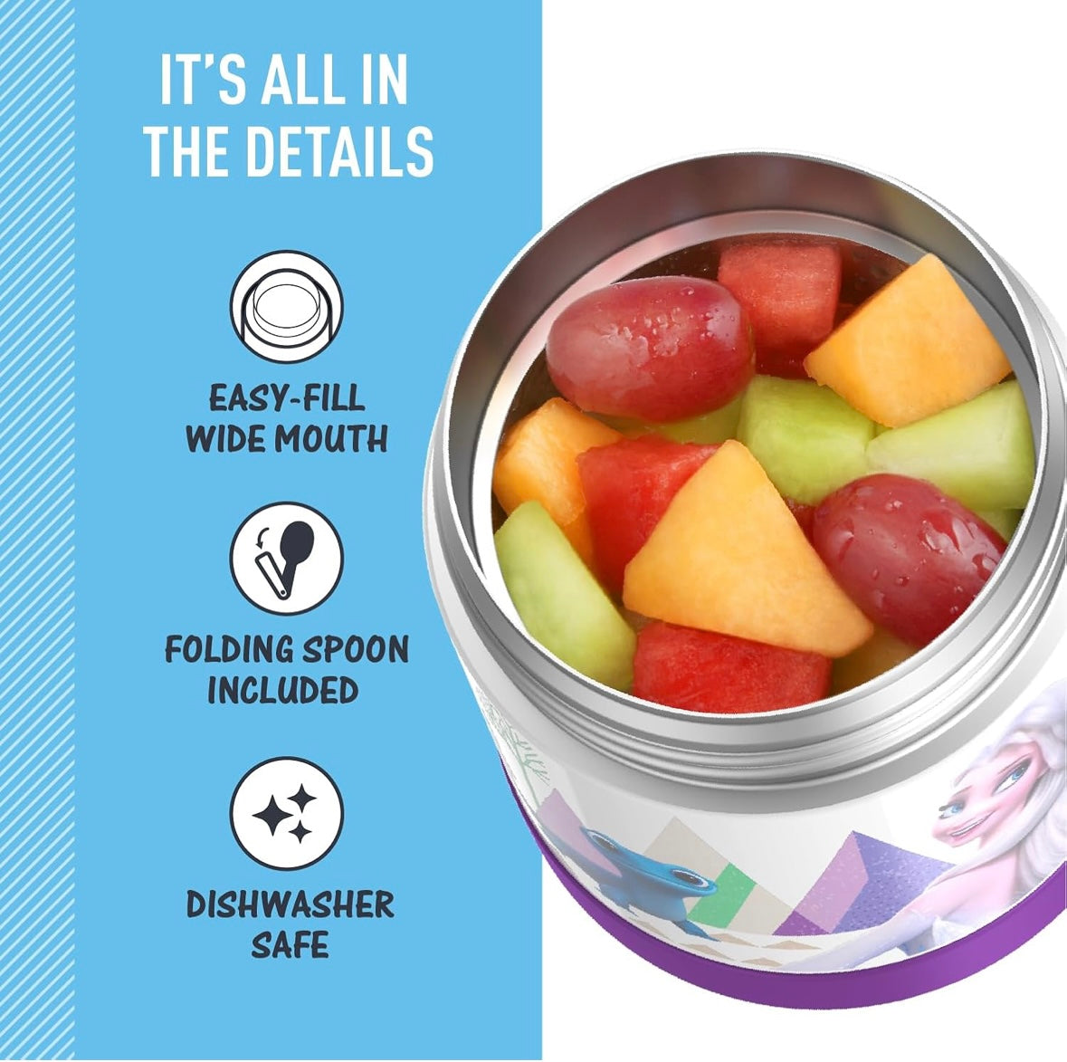 Thermos Food Jar with Spoon - Frozen 2