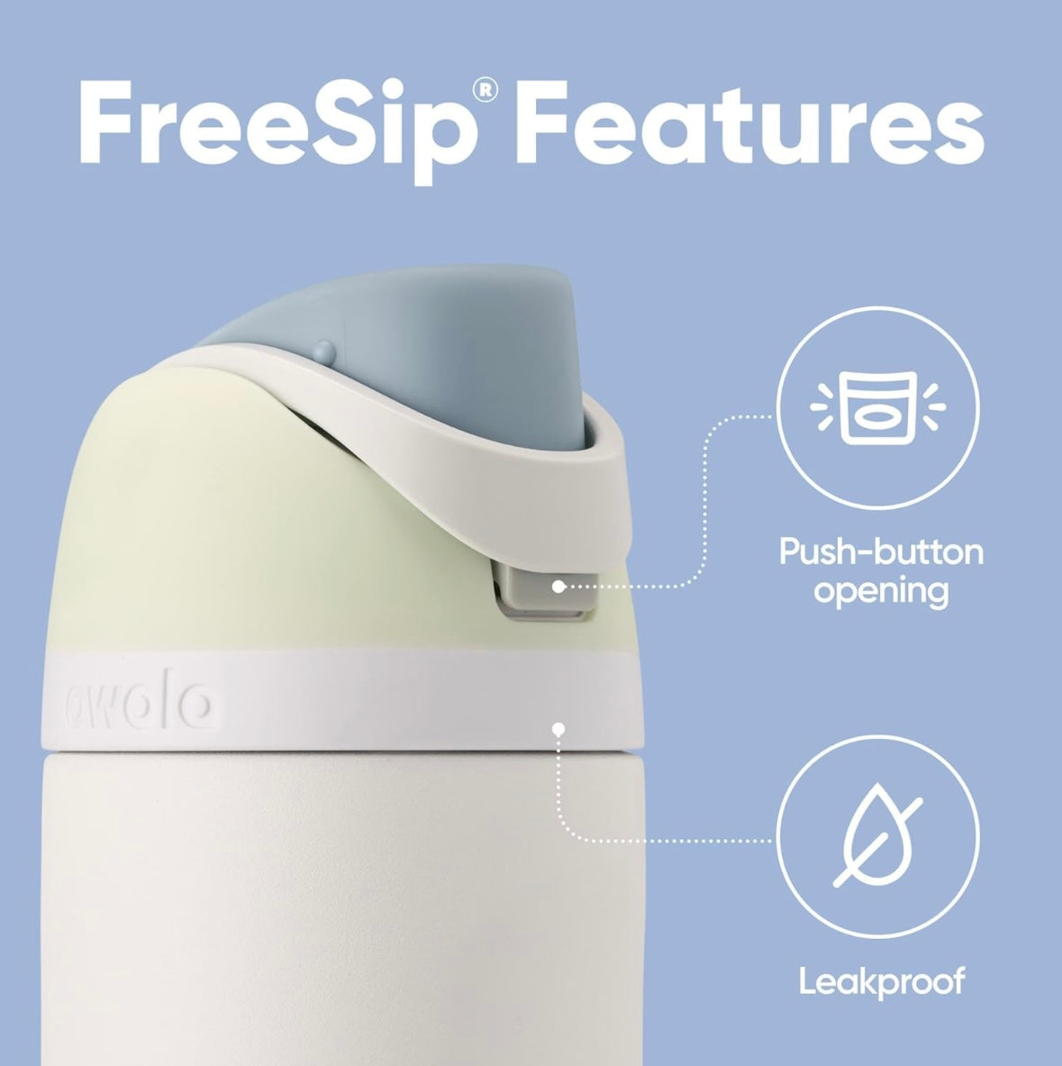 Owala FreeSip Bottle - Iced Breeze