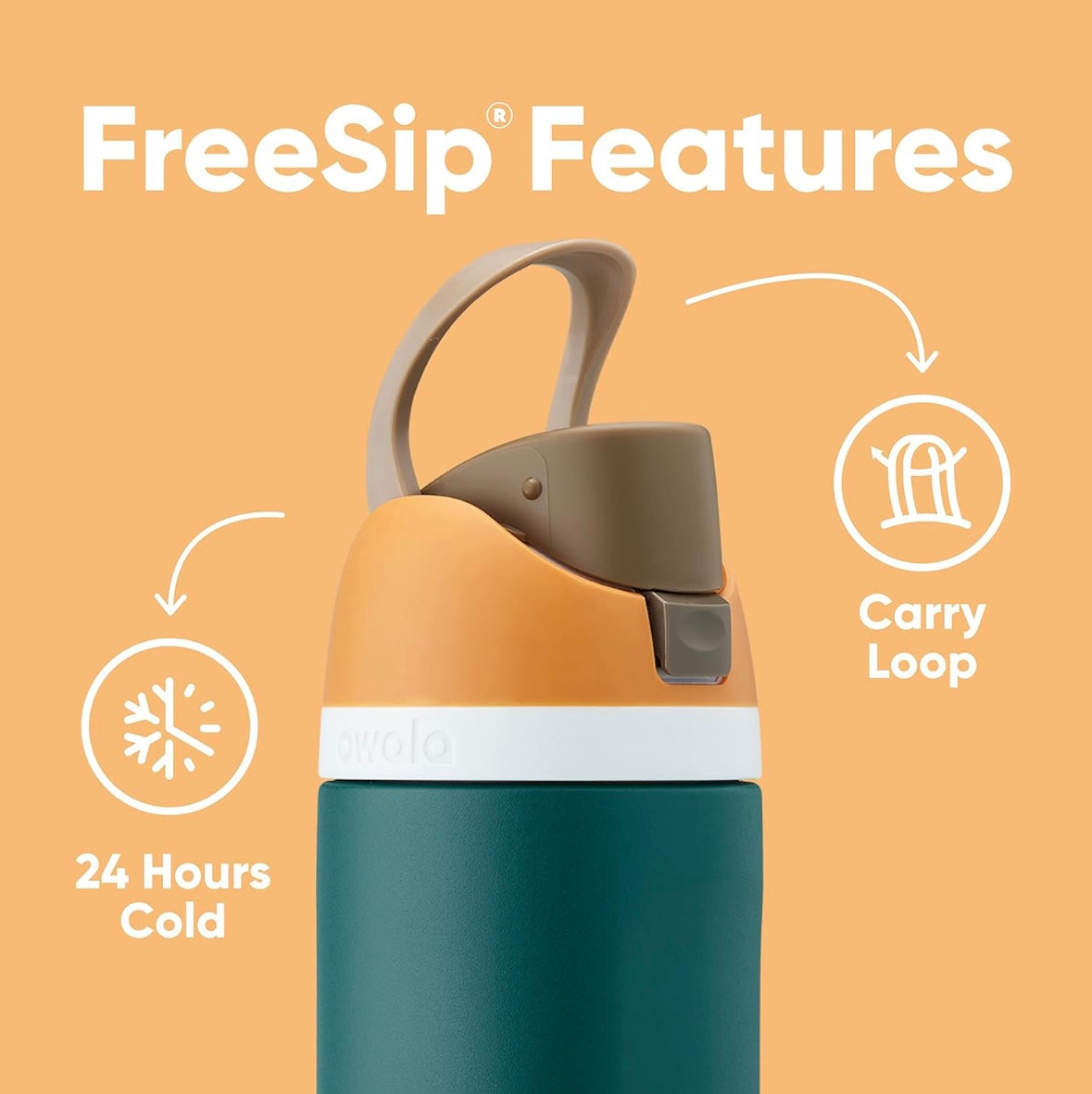 Owala FreeSip Bottle - Shy Marshmallow