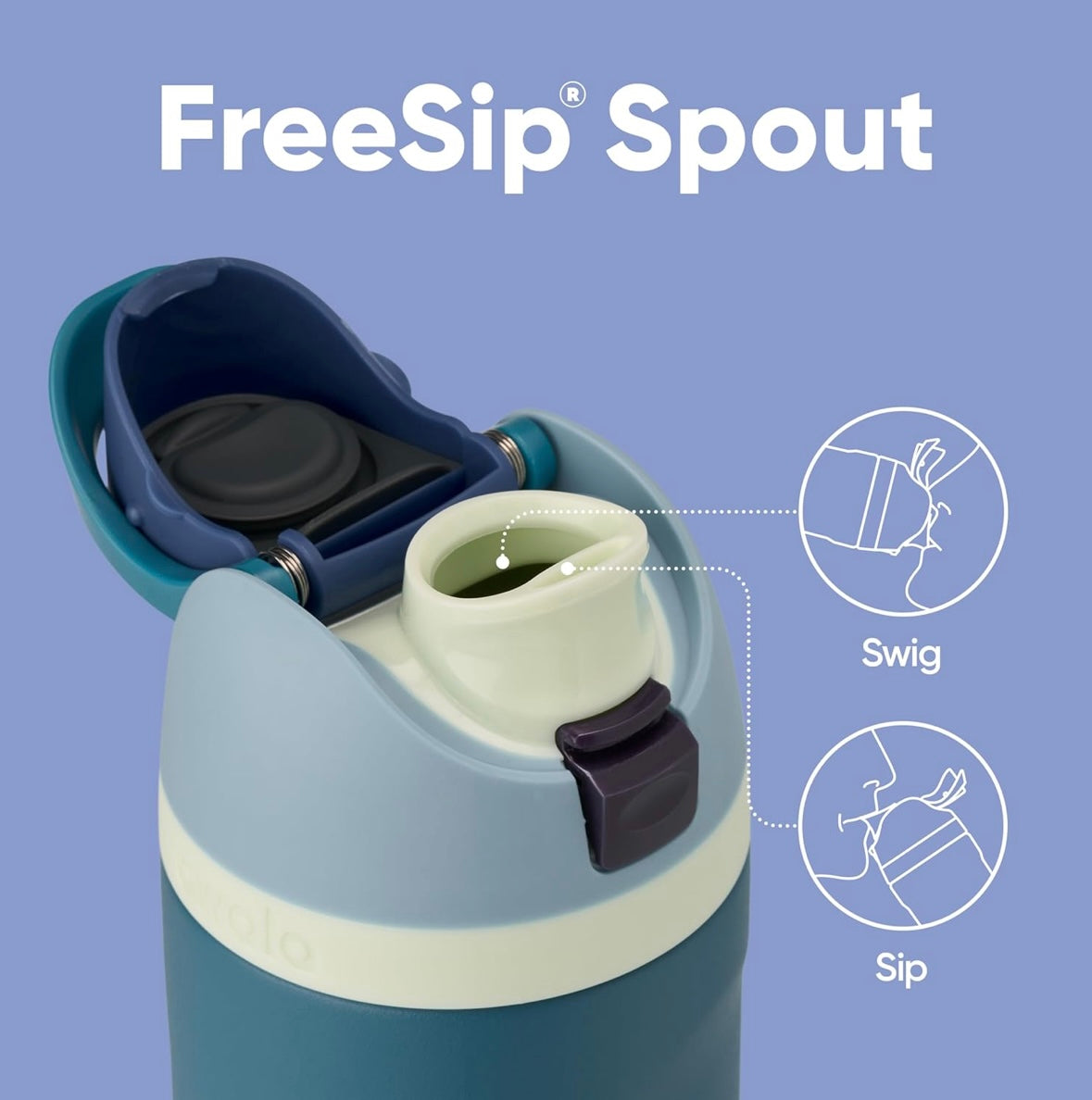 Owala FreeSip Bottle - Denim