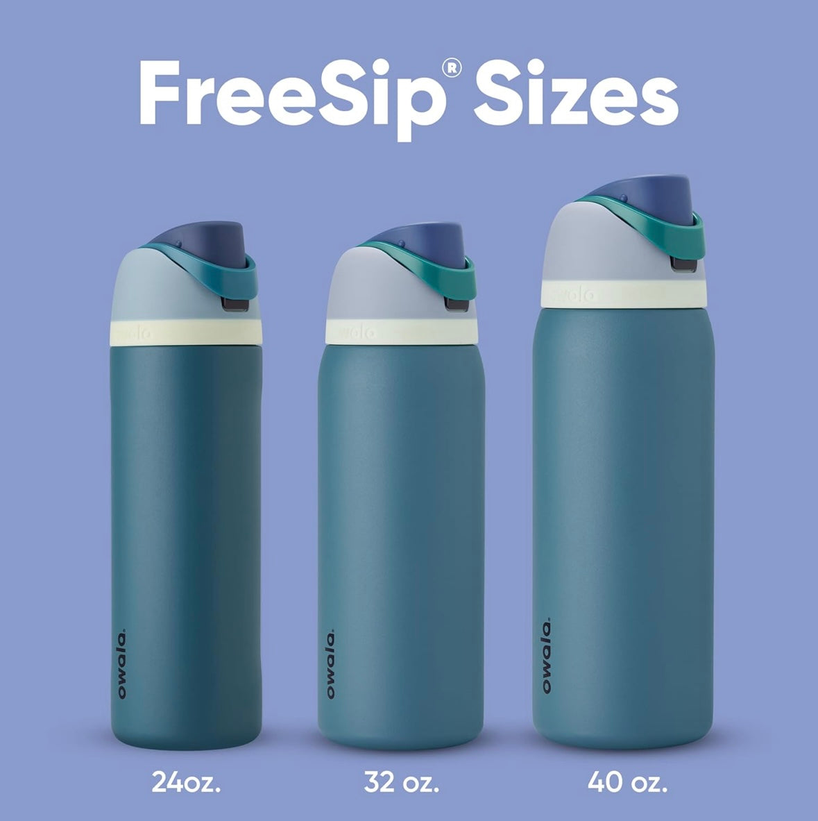 Owala FreeSip Bottle - Denim