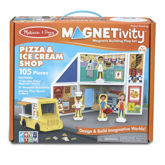 Melissa & Doug - Magnetivity Pizza & Ice Cream Shop