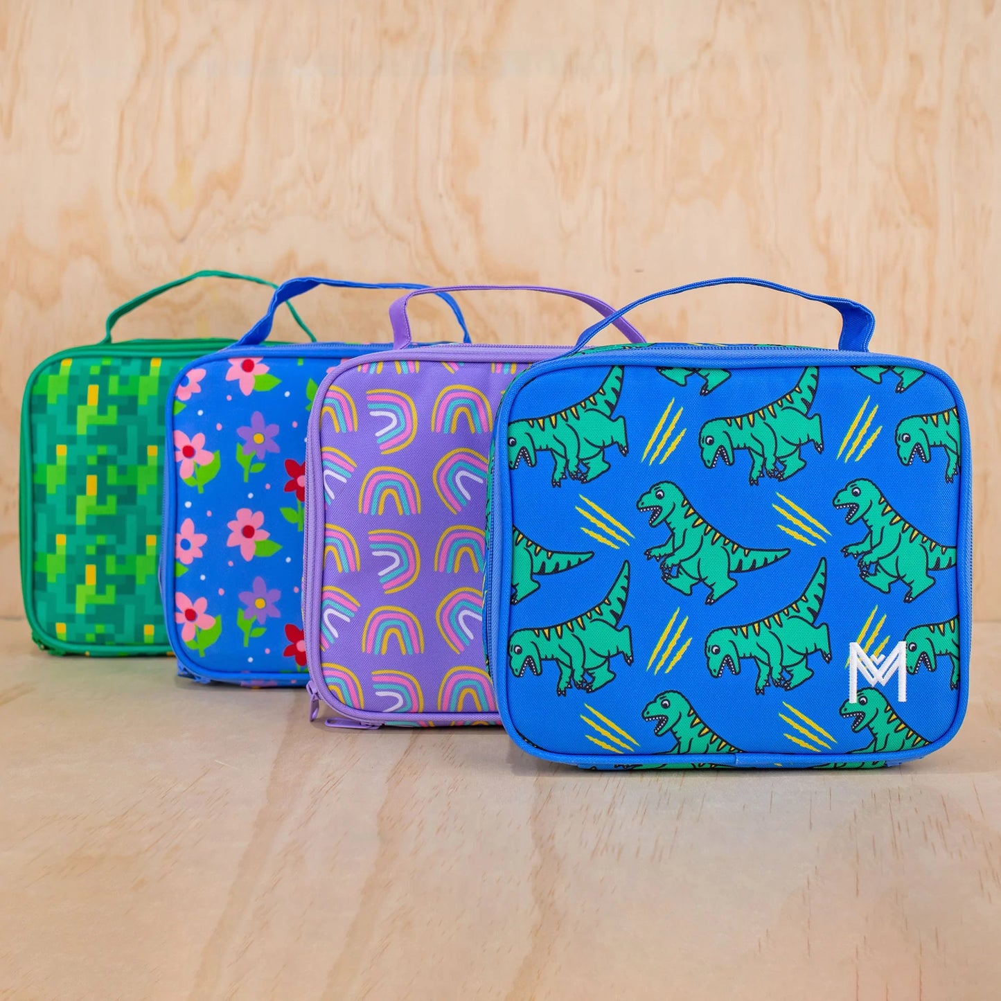 MontiiCo Medium Insulated Lunch Bag - Petals