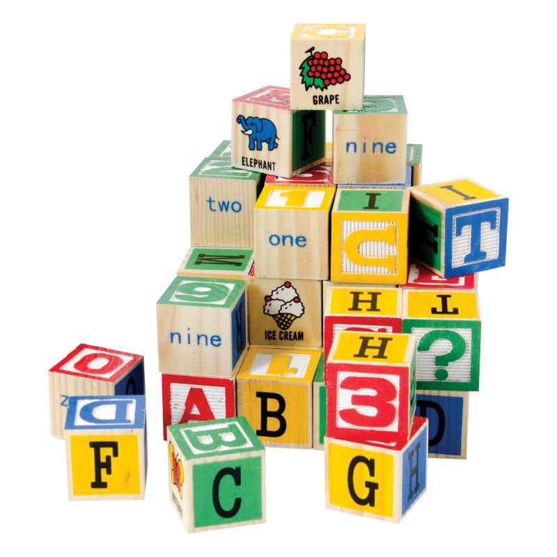 Schylling Alphabet Blocks 48 PCS