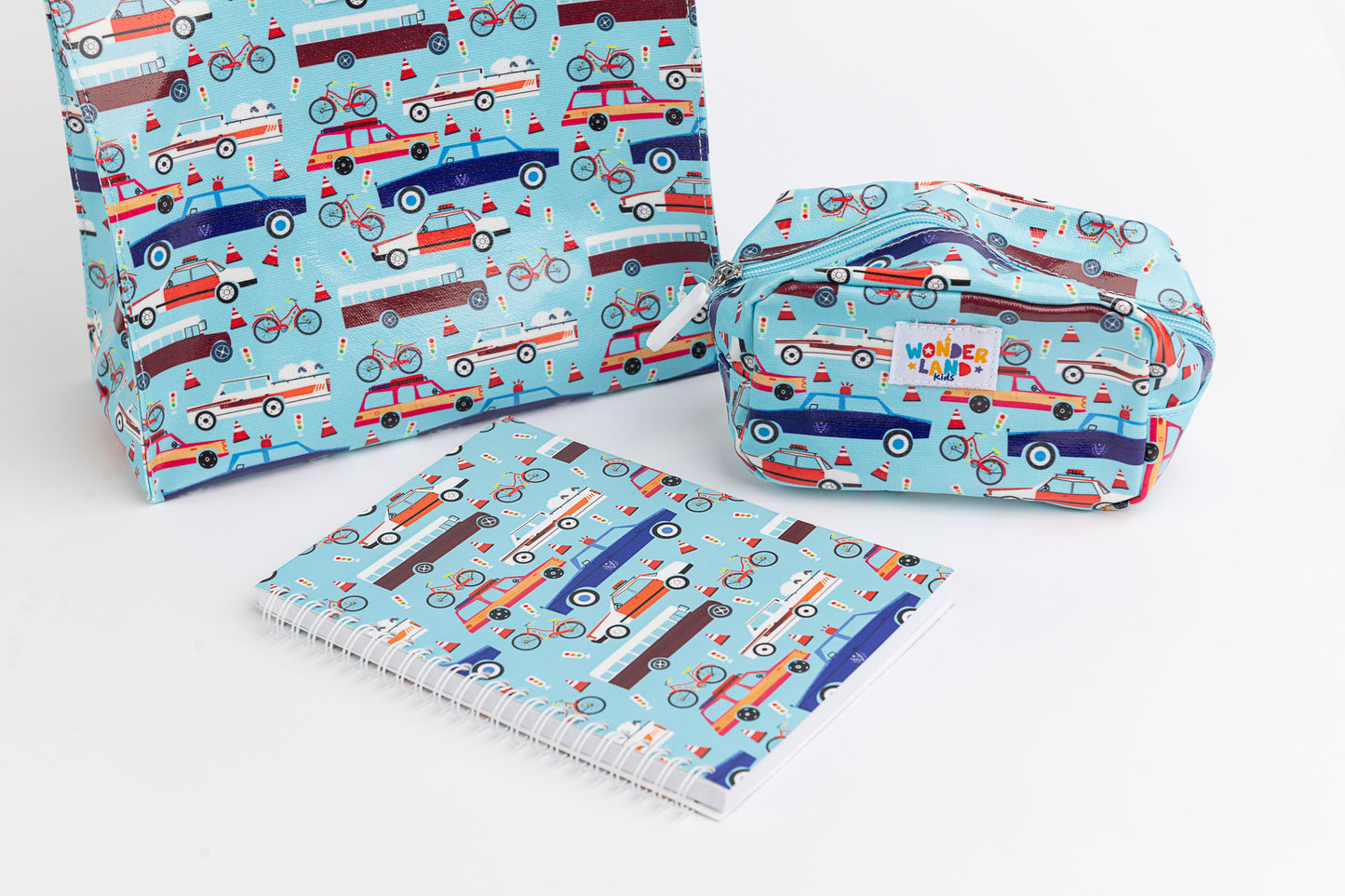Kids Wonderland - Vintage Cars Small Pouch Bag