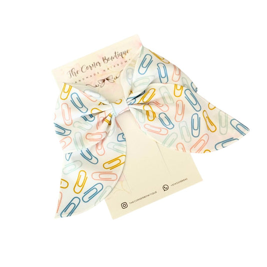 Paperclip Parade Bow