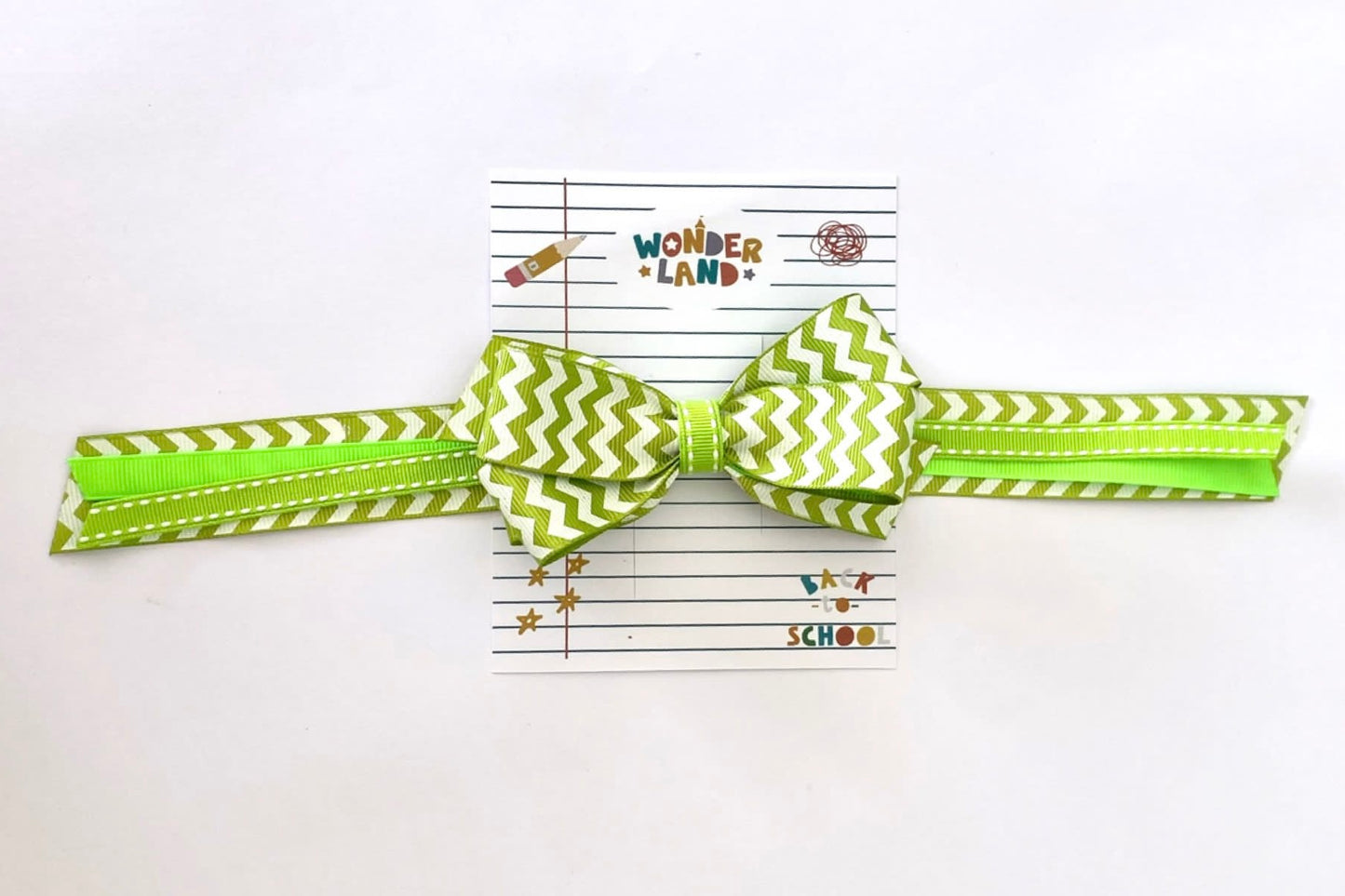 Back To School 2023 - Green Zigzag