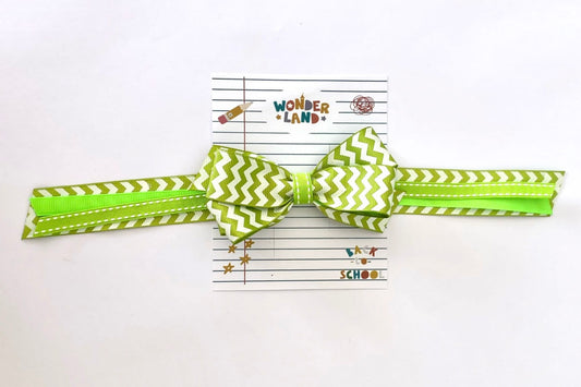 Back To School 2023 - Green Zigzag