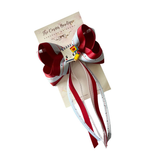 Notebook Friends Bow - Maroon