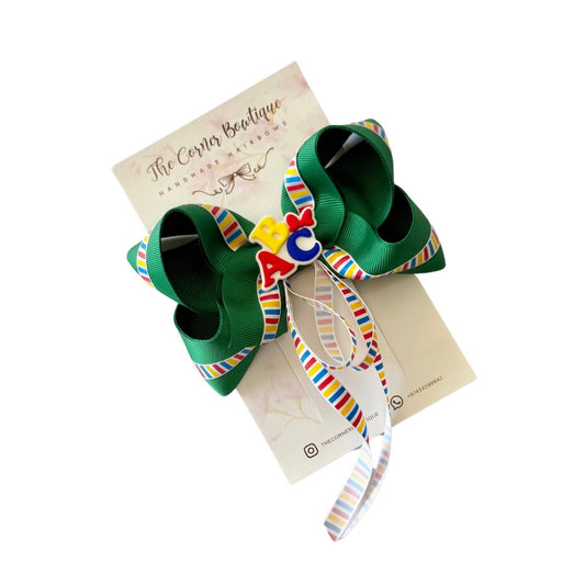 ABC School Bow - Green