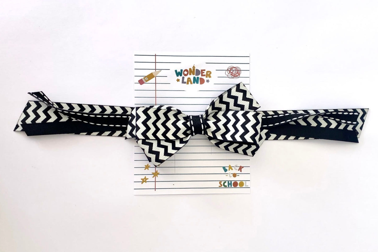 Back To School 2023 - Black Zigzag