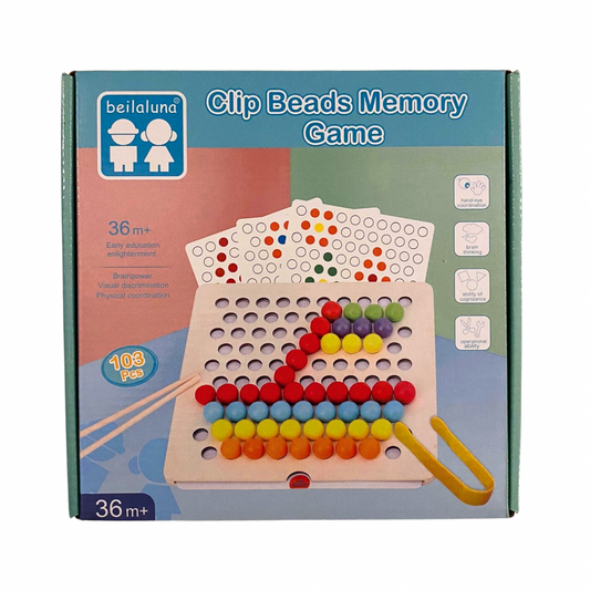 Beilaluna - Clip Beads Memory Game