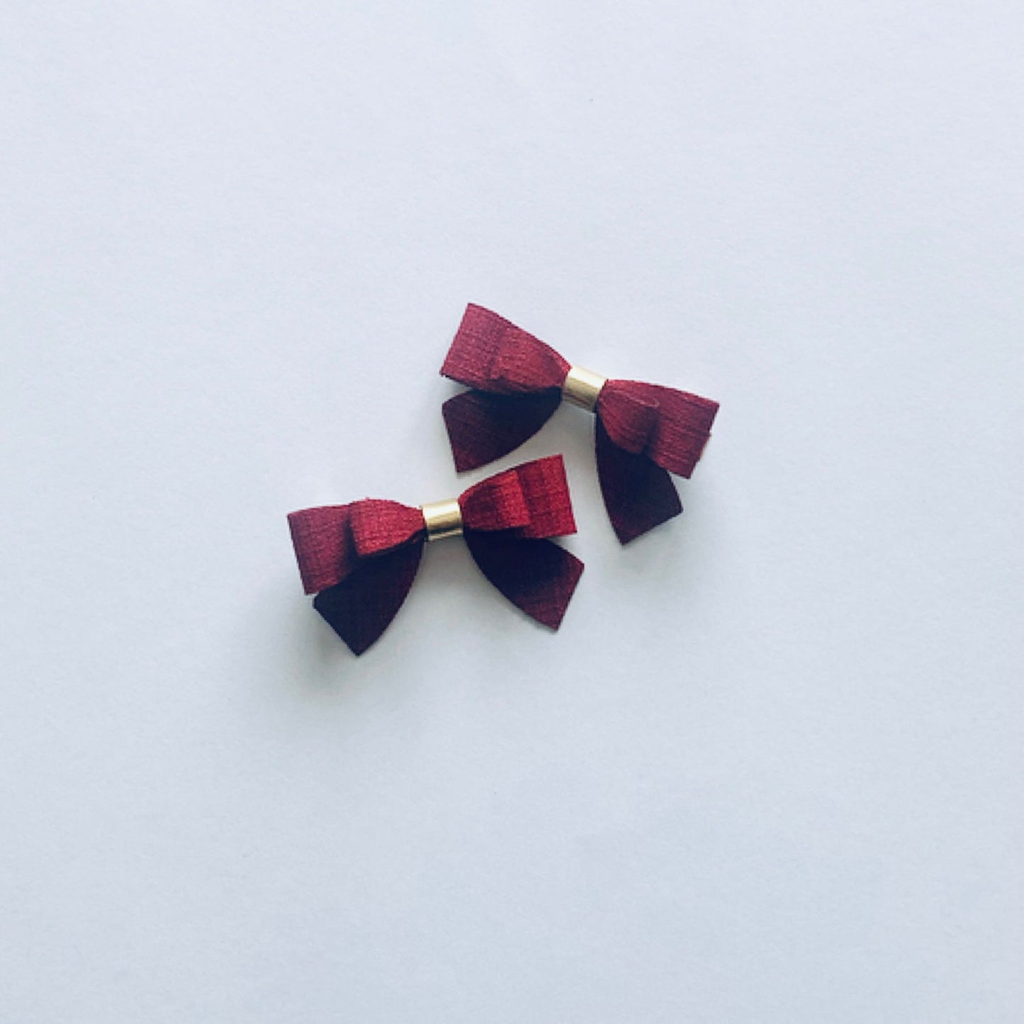 QND 2023 - Burgundy Hair Clips