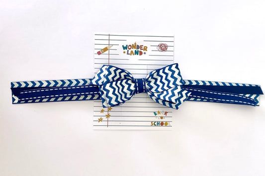 Back To School 2023 - Navy Zigzag