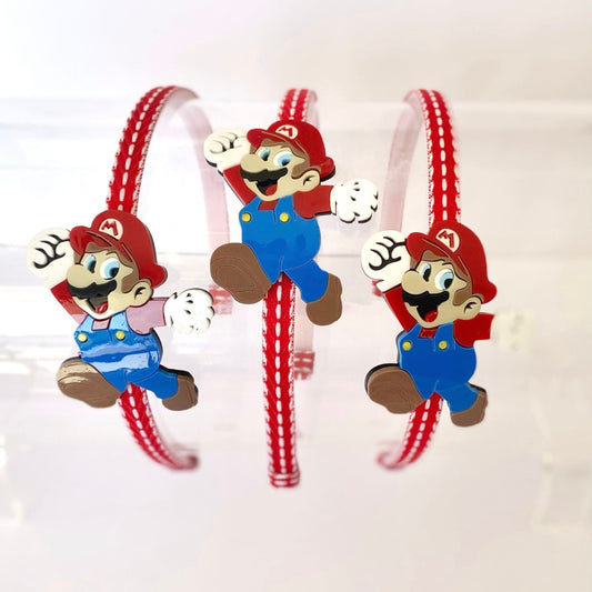 Handmade Headband - Super Mario