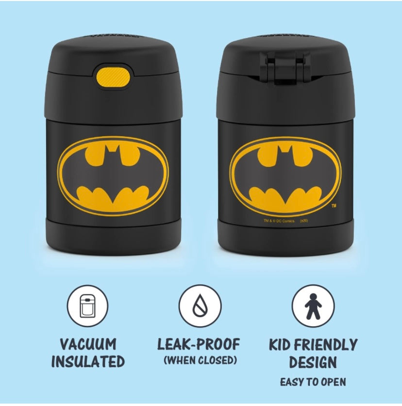 Thermos Food Jar with Spoon - Batman