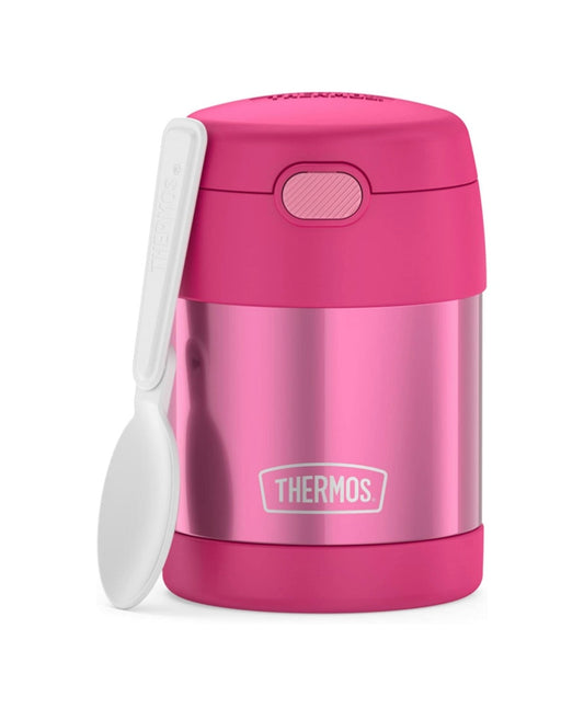 Thermos Food Jar with Spoon - Pink