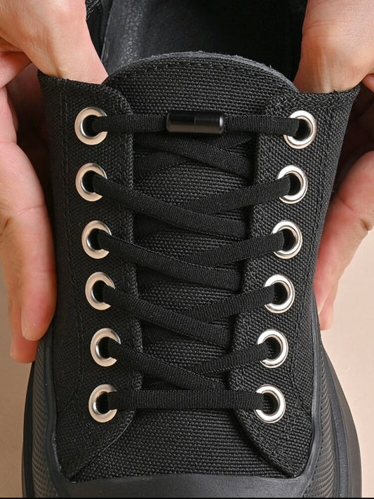 No Tie Shoelaces - Black