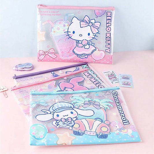 Zipper Bags/Files - Sanrio