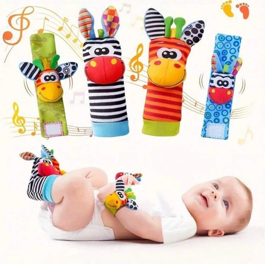 Infant Wrist & Foot Rattle Toys