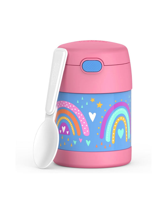 Thermos Food Jar with Spoon - Rainbow Dreams