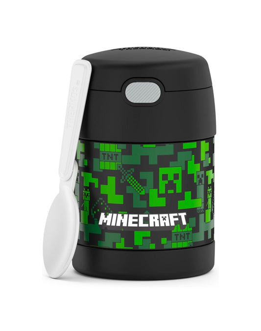 Thermos Food Jar with Spoon - Minecraft