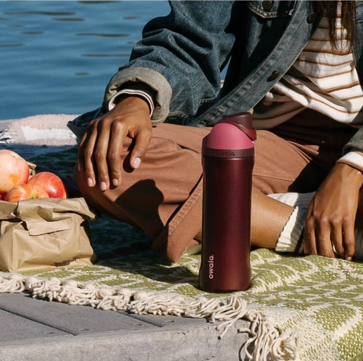 Owala FreeSip Bottle - Black Cherry