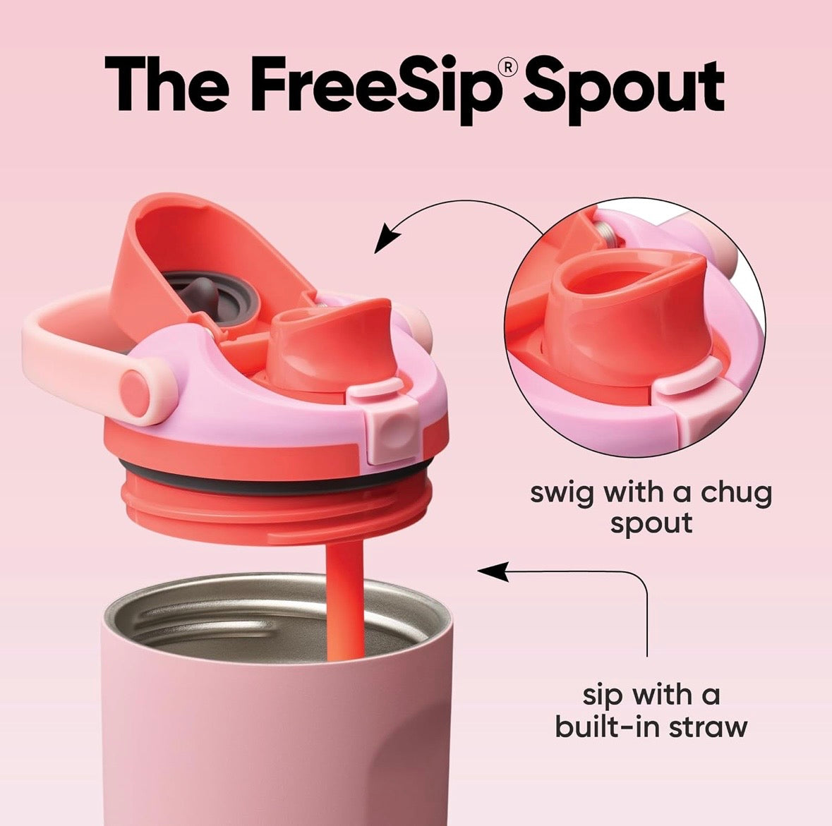 Owala FreeSip Sway - Angel Food Cake