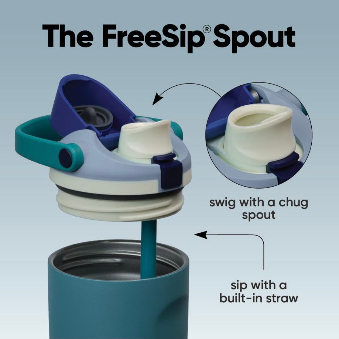 Owala FreeSip Sway - Denim