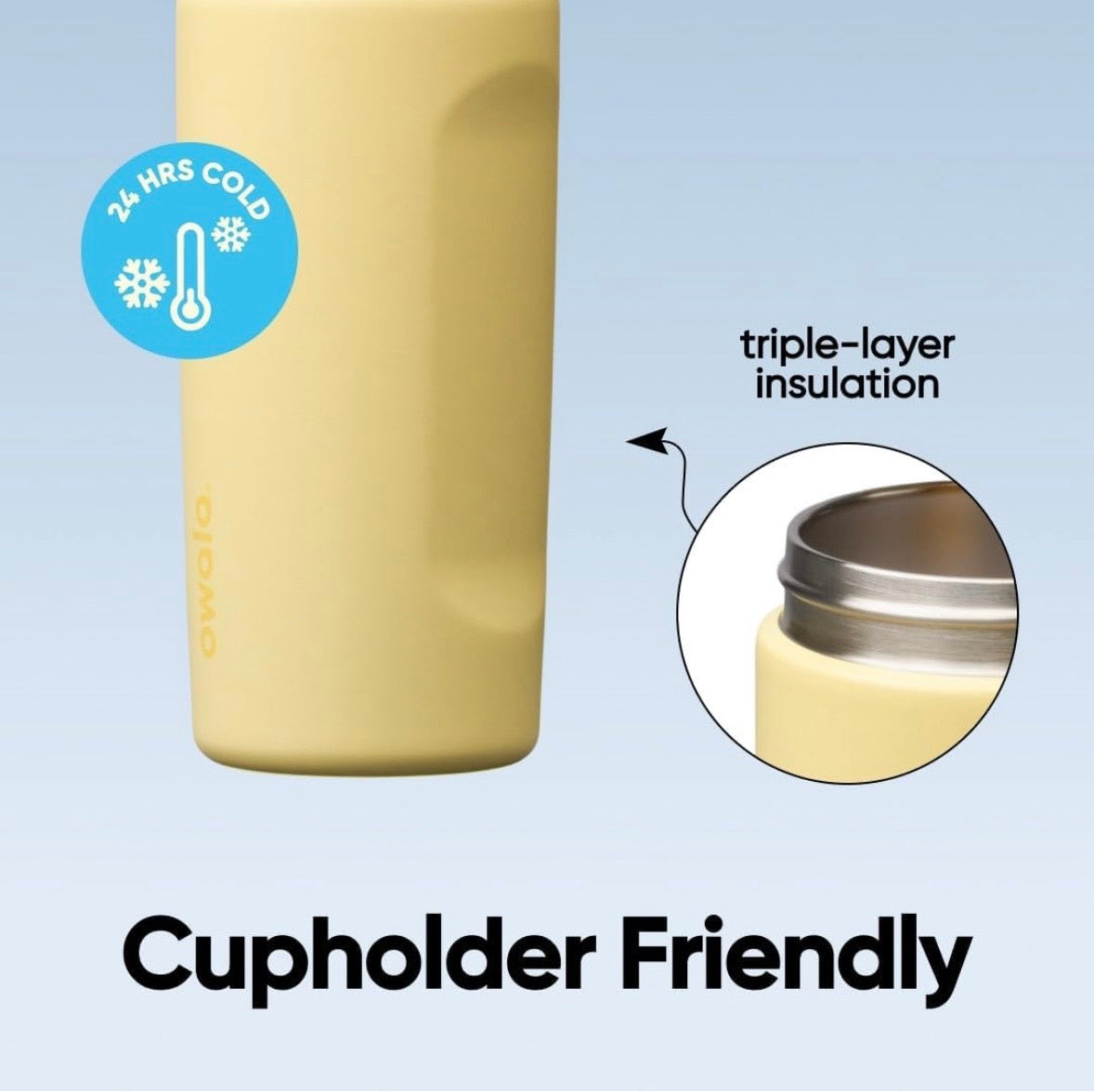 Owala FreeSip Kids - Butter Half