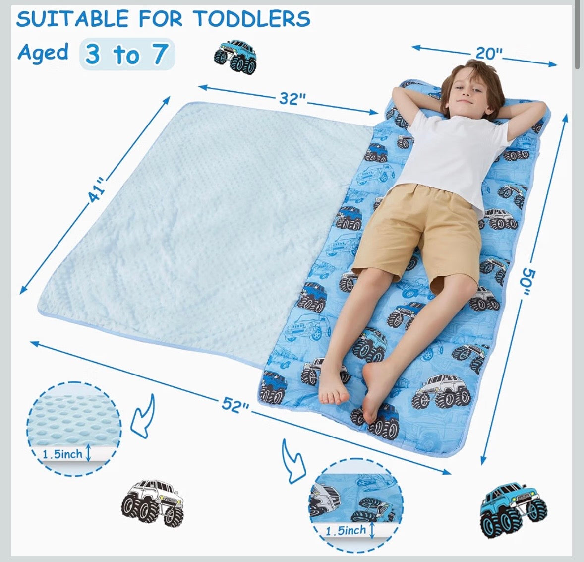 Toddler Nap Mat - Jeep